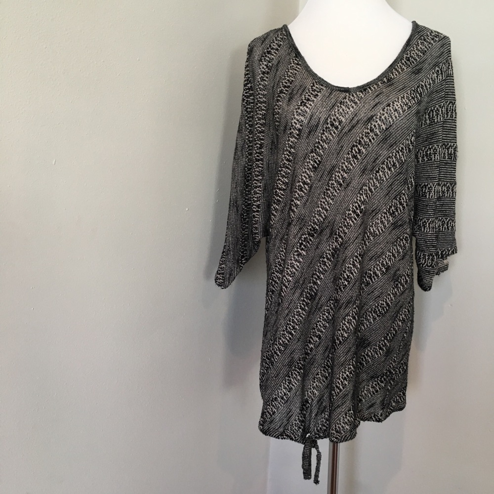 Lane Bryant Top Lightweight Knit Drawstring Hem